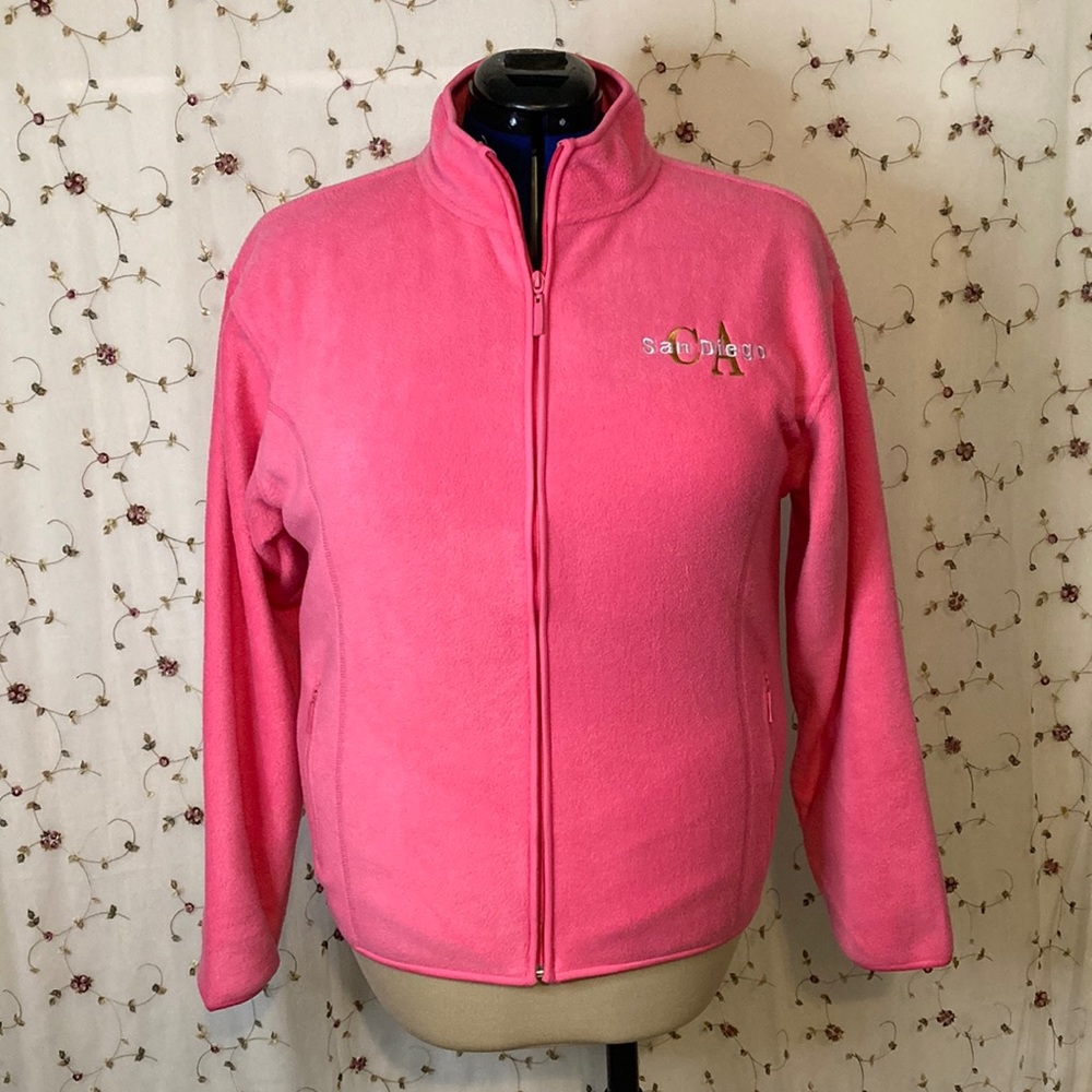 SAN DIEGO pink fleece jacket XL